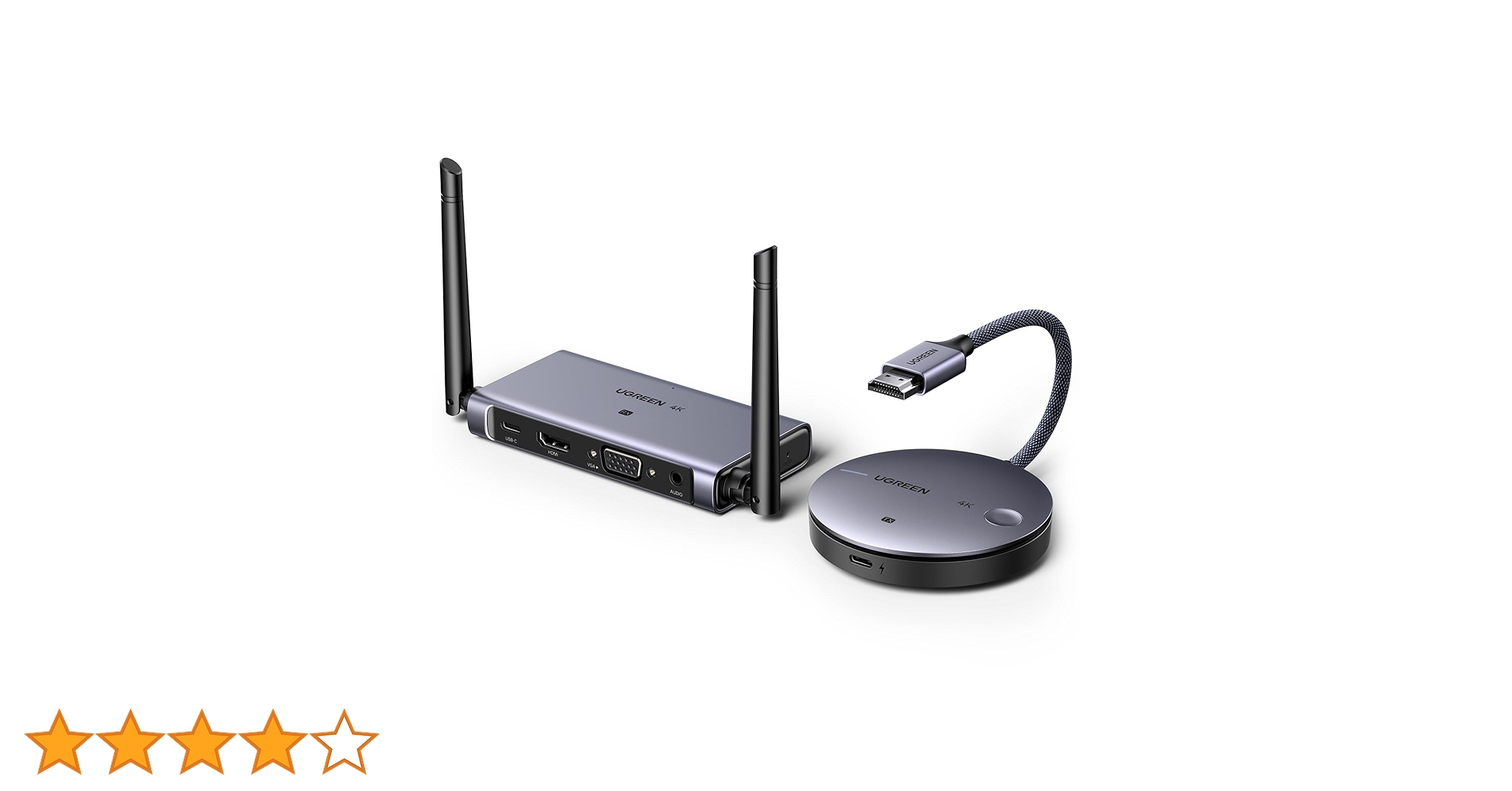 ⭐︎ UGREEN ワイヤレス送受信機セット Amazon | UGREEN HDMI 無線 ワイヤレスHDMI送受信機セット【日本技適